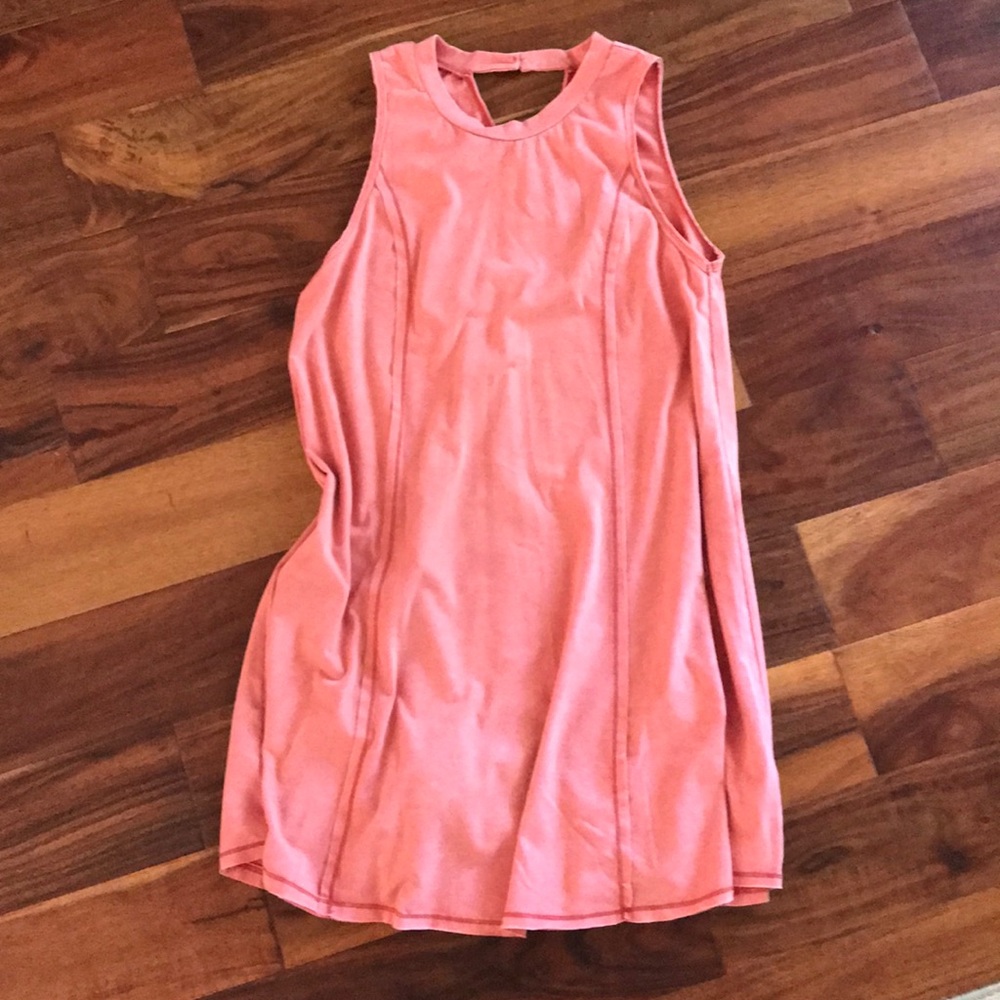 Coral Swing Dress